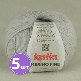 Пряжа Katia Merino Fine (20), ангора, 5 шт. по 50 г