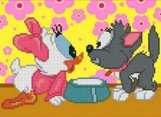 Рисунок на ткани «Веселые зверушки» Рисунок на ткани «Веселые зверушки»