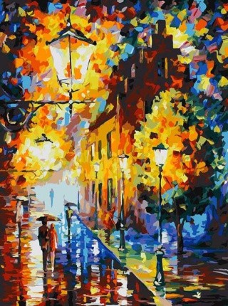 Картина по номерам «Огни в ночи» Картина по номерам «Огни в ночи»