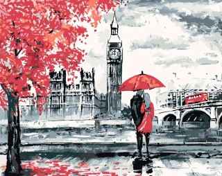 Картина по номерам «Романтика Лондона»