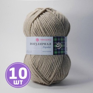 Пряжа Пехорка Популярная (043), суровый лен, 10 шт. по 100 г Пряжа Пехорка Популярная (043), суровый лен, 10 шт. по 100 г