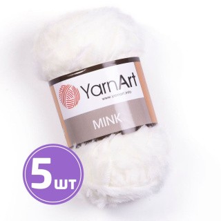 Пряжа YarnArt Mink (330), белый, 5 шт. по 50 г Пряжа YarnArt Mink (330), белый, 5 шт. по 50 г