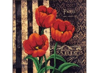 Набор вышивки бисером «Французские тюльпаны»