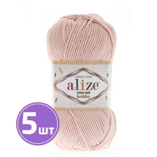 Пряжа ALIZE Cotton Gold Hobby (382), телесный, 5 шт. по 50 г