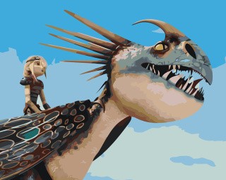 Картина по номерам «Арт дракона Злобного Змеевика Громгильда 7»
