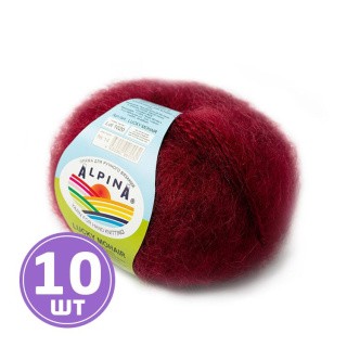 Пряжа Alpina LUCKY MOHAIR (14), бордовый, 10 шт. по 50 г Пряжа Alpina LUCKY MOHAIR (14), бордовый, 10 шт. по 50 г
