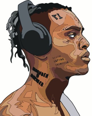 Картина по номерам «XXXTENTACION 1»