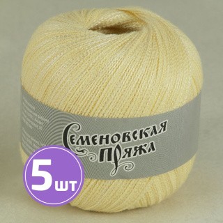 Пряжа Семеновская пряжа Test 86 (37504), шампанское+В_х1, 5 шт. по 100 г Пряжа Семеновская пряжа Test 86 (37504), шампанское+В_х1, 5 шт. по 100 г