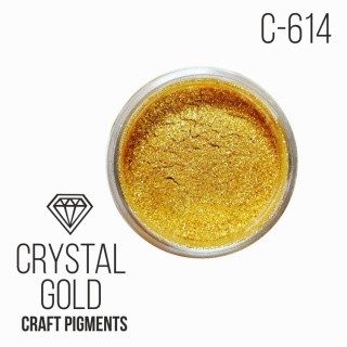 Пигмент минеральный кристальное золото (Crystal Gold) 25 мл, CraftPigments