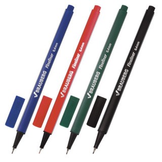 Набор капиллярных ручек (линеров) BRAUBERG «Аero», 4 шт., ассорти Набор капиллярных ручек (линеров) BRAUBERG «Аero», 4 шт., ассорти