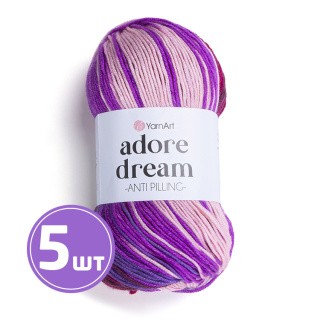 Пряжа YarnArt Adore Dream (Адоре Дрим) (1071), мультиколор, 5 шт. по 100 г Пряжа YarnArt Adore Dream (Адоре Дрим) (1071), мультиколор, 5 шт. по 100 г