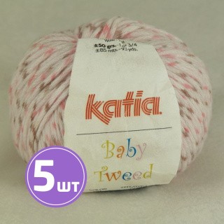 Пряжа Katia Baby Tweed (204), мозайка, 5 шт. по 50 г