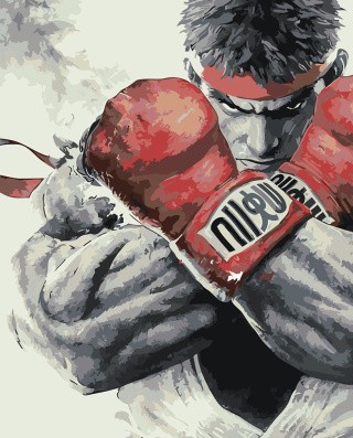 Картина по номерам «Игра Street Fighter, тайский бокс арт» Картина по номерам «Игра Street Fighter, тайский бокс арт»