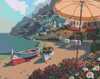 Картина по номерам «Побережье» Картина по номерам «Побережье»