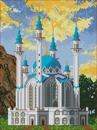 Рисунок на ткани «Мечеть»