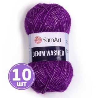 Пряжа YarnArt Denim Washed2 (Деним вошд 2) (921), меланж фиолетовый, 10 шт. по 50 г Пряжа YarnArt Denim Washed2 (Деним вошд 2) (921), меланж фиолетовый, 10 шт. по 50 г