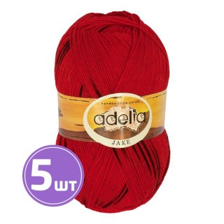 Пряжа Adelia JAKE (12), красный/черный, 5 шт. по 100 г Пряжа Adelia JAKE (12), красный/черный, 5 шт. по 100 г