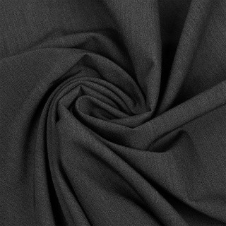 Ткань Костюмная Гальяно, 1 м х 150 см, 200 г/м², цвет: темно-серый меланж, TBY