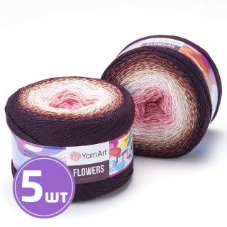 Пряжа YarnArt Flowers (319), мультиколор, 5 шт. по 200 г Пряжа YarnArt Flowers (319), мультиколор, 5 шт. по 200 г