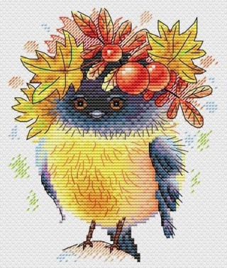 Набор для вышивания «Осенняя пташка»