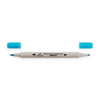 Акварельный маркер-кисть, 0.8 мм - 2 мм, кисть/круглое тонкое, светло-голубая бирюза (Baby Blue), VISTA-ARTISTA