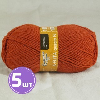 Пряжа Семеновская A-elita N quatro (7095), красный терракот 5 шт. по 100 г Пряжа Семеновская A-elita N quatro (7095), красный терракот 5 шт. по 100 г