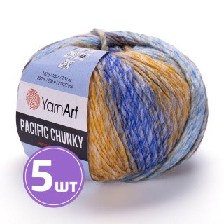 Пряжа YarnArt Pacific Chunky (309), мультиколор, 5 шт. по 100 г Пряжа YarnArt Pacific Chunky (309), мультиколор, 5 шт. по 100 г