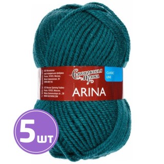 Пряжа Семеновская Arina (70039), изумрудный, 5 шт. по 100 г Пряжа Семеновская Arina (70039), изумрудный, 5 шт. по 100 г