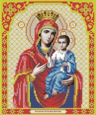 Рисунок на ткани «Богородица Иверская»