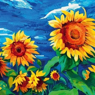 Алмазная вышивка «Поле подсолнухов» Алмазная вышивка «Поле подсолнухов»