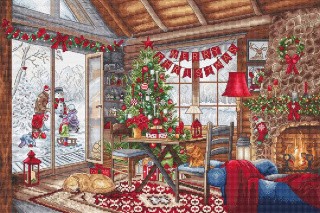 Набор для вышивания «Christmas Cabin (Рождественская хижина)» Набор для вышивания «Christmas Cabin (Рождественская хижина)»