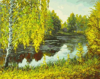 Картина по номерам «Родные места» Картина по номерам «Родные места»