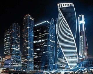 Алмазная вышивка «Москва-Сити»