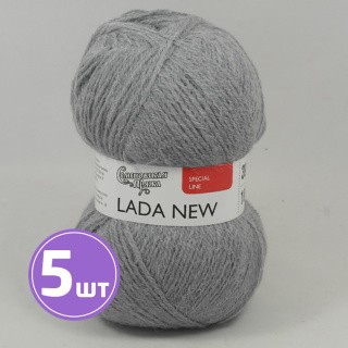 Пряжа Семеновская Lada NEW (56), стальной 5 шт. по 100 г Пряжа Семеновская Lada NEW (56), стальной 5 шт. по 100 г