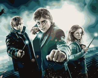 Картина по номерам «Гарри Поттер, Рон и Гермиона 2» Картина по номерам «Гарри Поттер, Рон и Гермиона 2»