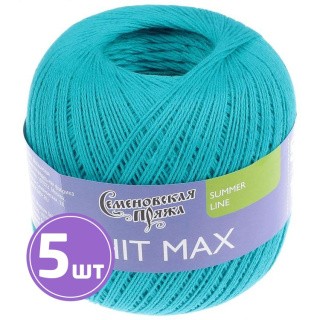 Пряжа Семеновская HIT max (30290), бирюзово-голубой 5 шт. по 100 г Пряжа Семеновская HIT max (30290), бирюзово-голубой 5 шт. по 100 г