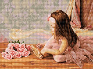 Алмазная вышивка «Первое выступление» Алмазная вышивка «Первое выступление»