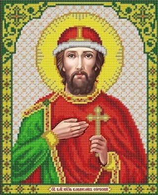 Рисунок на ткани «Святой Владислав»