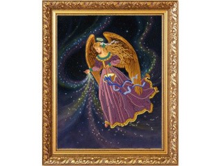 Рисунок на ткани «Звездный ангел»