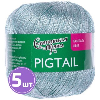 Пряжа Семеновская Pigtail (268), ледник 5 шт. по 100 г Пряжа Семеновская Pigtail (268), ледник 5 шт. по 100 г