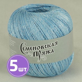 Пряжа Семеновская Mone (36976), гиацинт+В_х1 5 шт. по 100 г