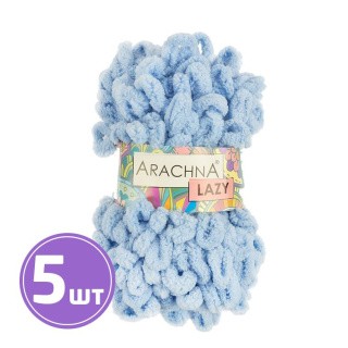 Пряжа Arachna LAZY (№04), голубой, 5 шт. по 100 г Пряжа Arachna LAZY (№04), голубой, 5 шт. по 100 г