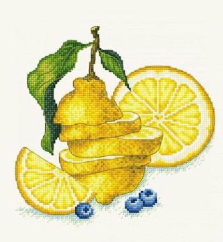 Набор для вышивания «Сочный лимон»