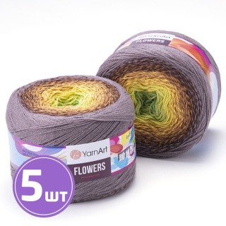 Пряжа YarnArt Flowers (317), мультиколор, 5 шт. по 40 г Пряжа YarnArt Flowers (317), мультиколор, 5 шт. по 40 г
