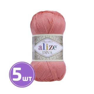 Пряжа ALIZE Diva Silk effekt (619), багряный, 5 шт. по 100 г Пряжа ALIZE Diva Silk effekt (619), багряный, 5 шт. по 100 г