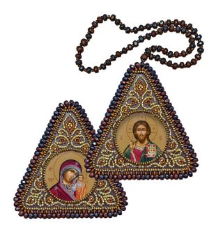 Набор для вышивания «Христос Спаситель и Богородица Казанская»
