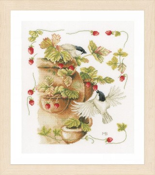 Набор для вышивания «Клубника и птицы»