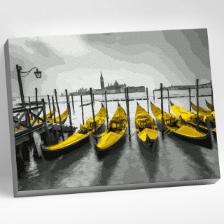 Картина по номерам «Венеция. Гондолы»