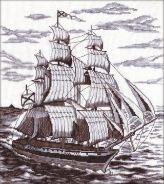 Набор для вышивания «На морских просторах» Набор для вышивания «На морских просторах»
