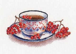 Набор для вышивания «Рябиновый чай»